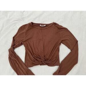 Women’s XS Burnt Orange Long Sleeve Shirt